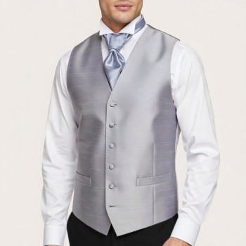 Mid Silver Morning Suit Waistcoat #AB-WWB1005/6 ##LS