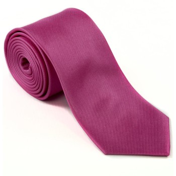 Plain Hot Pink Silk Tie #S5009/3 ##LS