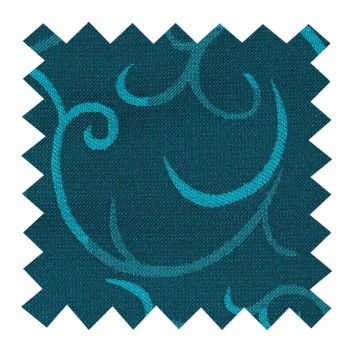 Teal Modern Scroll Swatch #AB-SWA1002/5 
