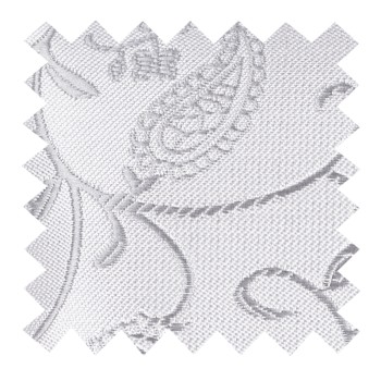 Silver Budding Paisley Swatch #AB-SWA1003/8