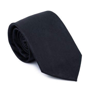 Black on Black Budding Paisley Tie #AB-T1003/4 ##LS2