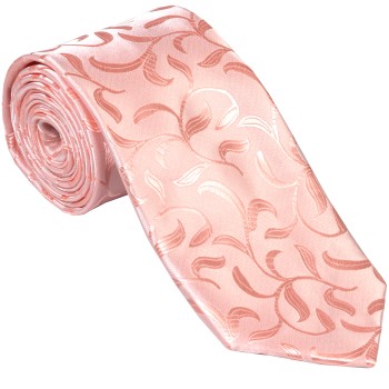 Peach Vintage Vine Wedding Tie #AB-T1004/3 ##LS2