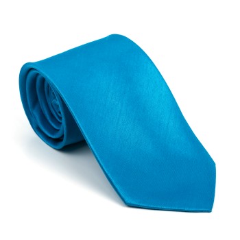 Crystal Teal Shantung Tie #AB-T1005/2