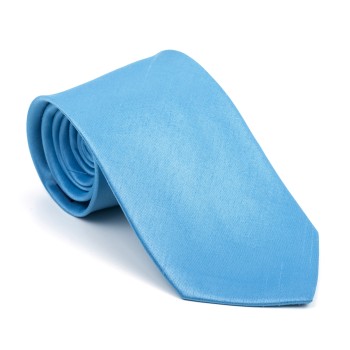 Baby Blue Shantung Tie #AB-T1005/5 ##LS2