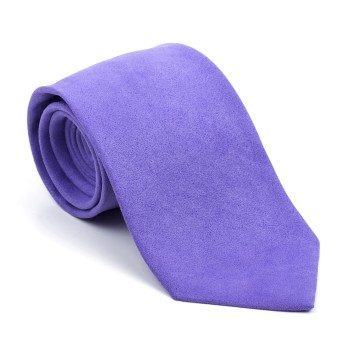 Royal Lilac Suede Tie #AB-T1006/15 ##LS2