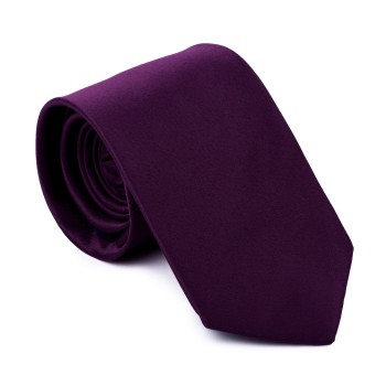 Plain Purple Rhododendron Tie #AB-T1009/15