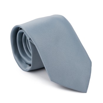 Plain Silver Pumice Stone Tie #AB-T1009/20 ##LS2