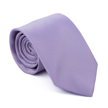 Plain Lavender Satin Tie #AB-T1009/31