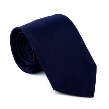 Plain Estate Blue Satin Tie #AB-T1009/9 ##LS2