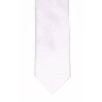 White Fine Twill Tie #T100/1 ##LS