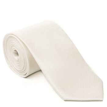 Ivory Boys Shantung Wedding Tie #Y1867/1 ##LS