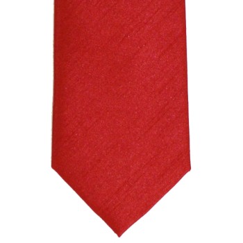 Tomato Red Shantung Wedding Tie #T1867/5 ##LS