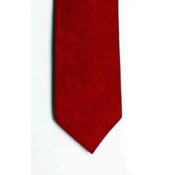Red Suede Effect Tie #T1869/8