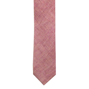 Dark Pink Chambray Tie #T1880/3 ##LS