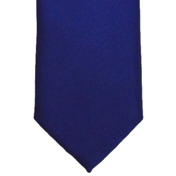 French Navy Satin Tie #T1883/4 ##LS
