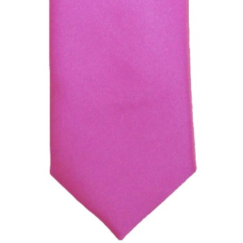 Lipstick Pink Satin Tie #T1886/3 ##LS