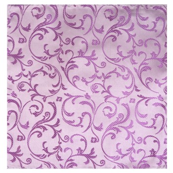Lilac Swirl Leaf Wedding Pocket Square #AB-TPH1000/8 ##LS2