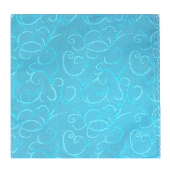 Turquoise Modern Scroll Wedding Pocket Square #AB-TPH1002/2 ##LS2