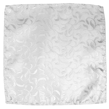 Silver Vintage Vine Wedding Pocket Square #AB-TPH1004/5 ##LS2