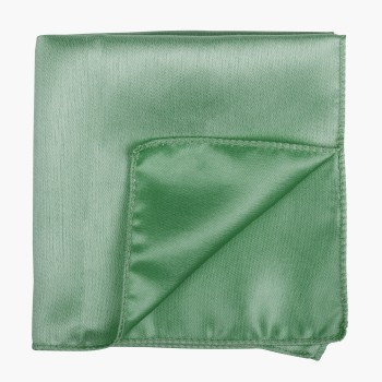 Green Ash Shantung Pocket Square #AB-TPH1005/15 ##LS2