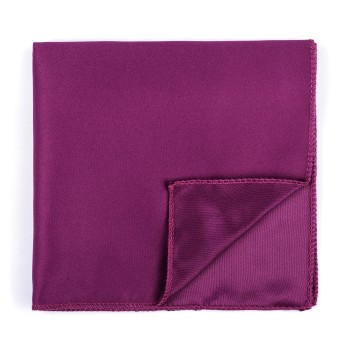 Plain Red Violet Pocket Square #AB-TPH1009/16 ##LS2