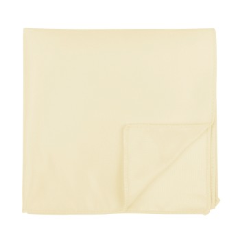 Plain Transparent Yellow Pocket Square #AB-TPH1009/35 ##LS2