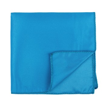 Plain Teal Capri Pocket Square #AB-TPH1009/38 ##LS2