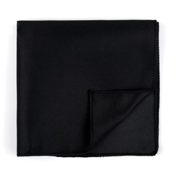 Plain Black Onyx Pocket Square #AB-TPH1009/8