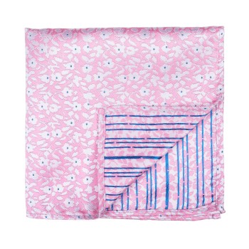 Pink Ditsy Floral Pocket Square #AB-TPH1013/1 ##LS