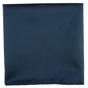 Midnight Blue Twill Pocket Square #TPH102/2 ##LS