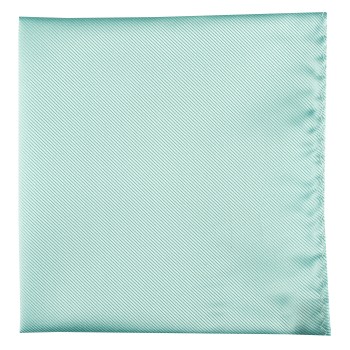Turquoise Twill Pocket Square #TPH103/1 ##LS