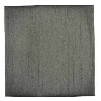 Grey Shantung Pocket Square #TPH1865/1 ##LS