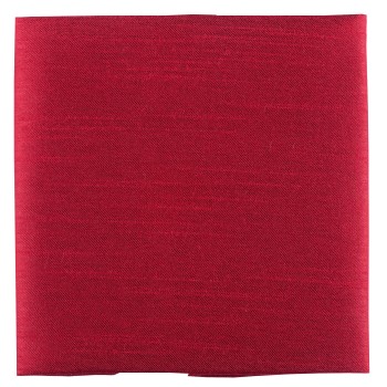 Tomato Shantung Pocket Square #TPH1867/5 ##LS