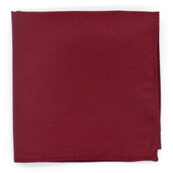 Plain Wine Red Luxe Pocket Square #TPH1896/2