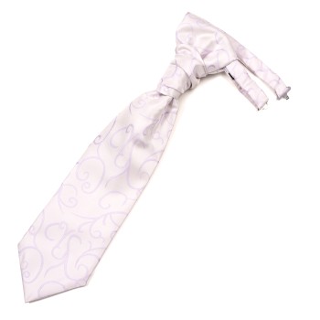Lilac Modern Scroll Wedding Cravat #AB-WCR1002/1 ##LS2