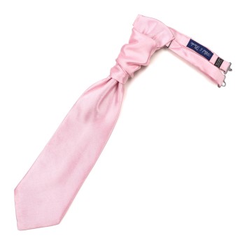 Petal Pink Shantung Cravat #AB-WCR1005/13 ##LS2