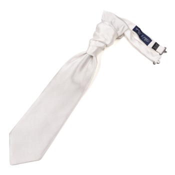Ivory Shantung Cravat #AB-WCR1005/22 ##LS2