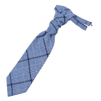 Regatta Blue Check Cravat #AB-WCR1007/2 ##LS2