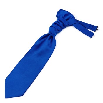 Plain Mazarine Blue Satin Cravat #AB-WCR1009/25 ##LS2