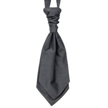 Grey Shantung Wedding Wedding Cravat #WCR1865/1 ##LS