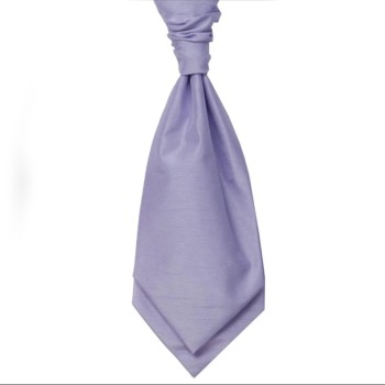 Lilac Shantung Wedding Wedding Cravat #WCR1866/4