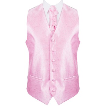 Pink Budding Paisley Wedding Waistcoat #AB-WWA1003/2 ##LS