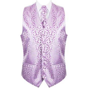 Lilac Vintage Vine Formal Waistcoat #AB-WWA1004/1 ##LS