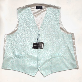 Turquoise Peacock Regular Waistcoat XXXL 52-54 #WW1909X/4 ##LS
