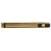 Gold CZ Star Gold Plated Tie Clip #100-9108