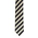 Grey and White Stripe Slim Tie #C131/5