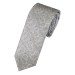 Silver Regal Paisley Slim Tie #C181/4