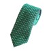 Green Enigma Silk Tie with Matching Pocket Square