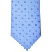Blue Blue Spot Woven Tie with Matching Pocket Square