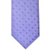 Lilac Blue Spot Woven Tie with Matching Pocket Square
